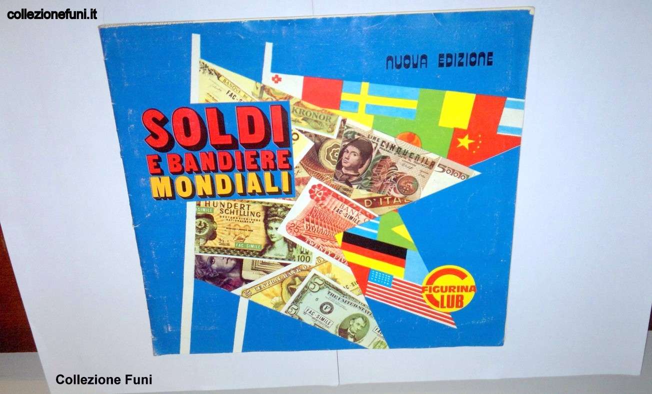 Album Soldi e Bandiere Mondiali 1981 incompl.